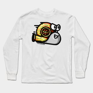 Turbo Snail - Caution (Gray) Long Sleeve T-Shirt